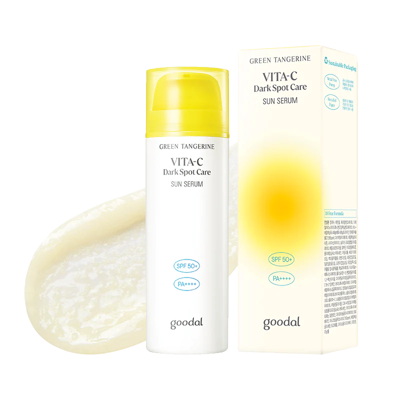 GOODAL Green Tangerine Vita-C Dark Spot Care Sun Serum SPF50+ PA++++ 50ml.