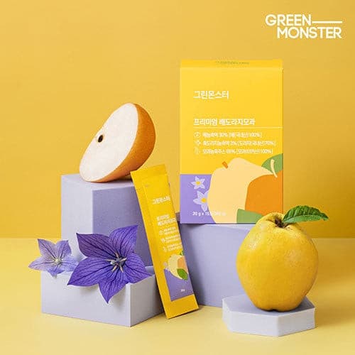 GREEN MONSTER Premium Pear&Balloon Flower Root&Quince Stick 15sticks.