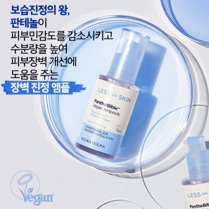 HOLIKA HOLIKA Less On Skin Panthebible Vegan Ampoule 30ml.