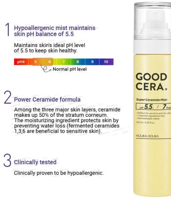 Holika Holika Good Cera Super Ceramide Mist 120ml Korean skincare Kbeauty Cosmetics