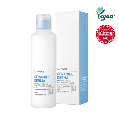 ILLIYOON Ceramide Derma Relief Skin Softener 180ml.