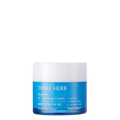 TONYMOLY Three Herb Blemish AC Soothing Cream 80ml Korean skincare Kbeauty Cosmetics