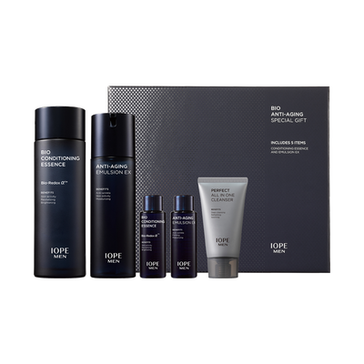 IOPE Men Bio Anti-Aging Skin care Duo Set.