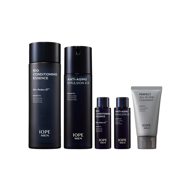 IOPE Men Bio Anti-Aging Skin care Duo Set.