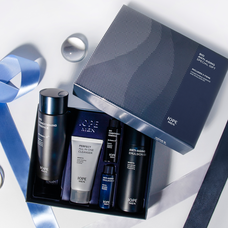 IOPE Men Bio Anti-Aging Skin care Duo Set.