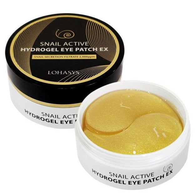 LOHASYS Snail Active Hydrogel Eye Patch EX 120pcs Korean skincare Kbeauty Cosmetic