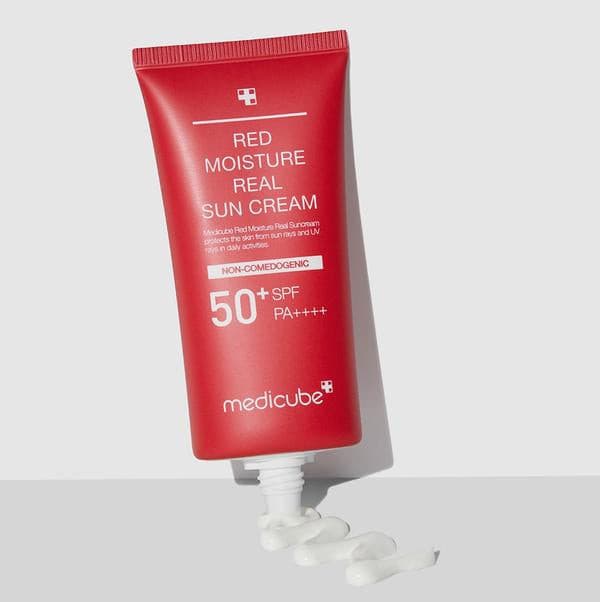 MEDICUBE Red Moisture Real Sun Cream 50ml SPF50+, PA++++ Korean skincare Kbeauty Cosmetics