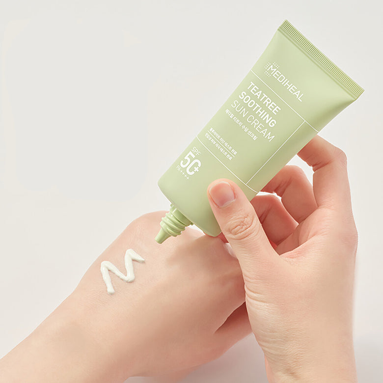 MEDIHEAL Teatree Soothing Sun Cream SPF50+ PA++++ 50ml.