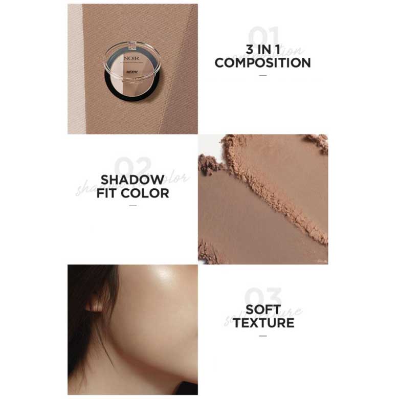 MERZY Noir In The Multi Use Contour Palette 9.5g.