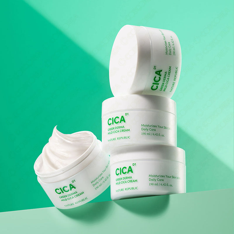 Nature Republic Green Derma Mild Cica Cream 190ml