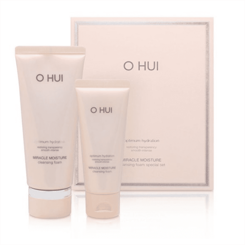 OHUI Miracle Moisture Cleansing Foam 200ml Special Set.