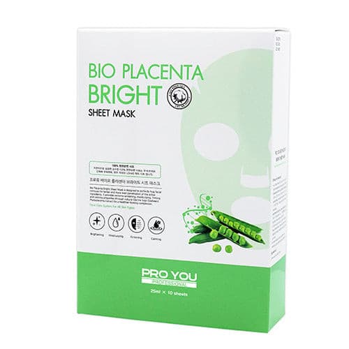 PRO YOU Bio Placenta Bright Sheet Mask 1box 10ea.