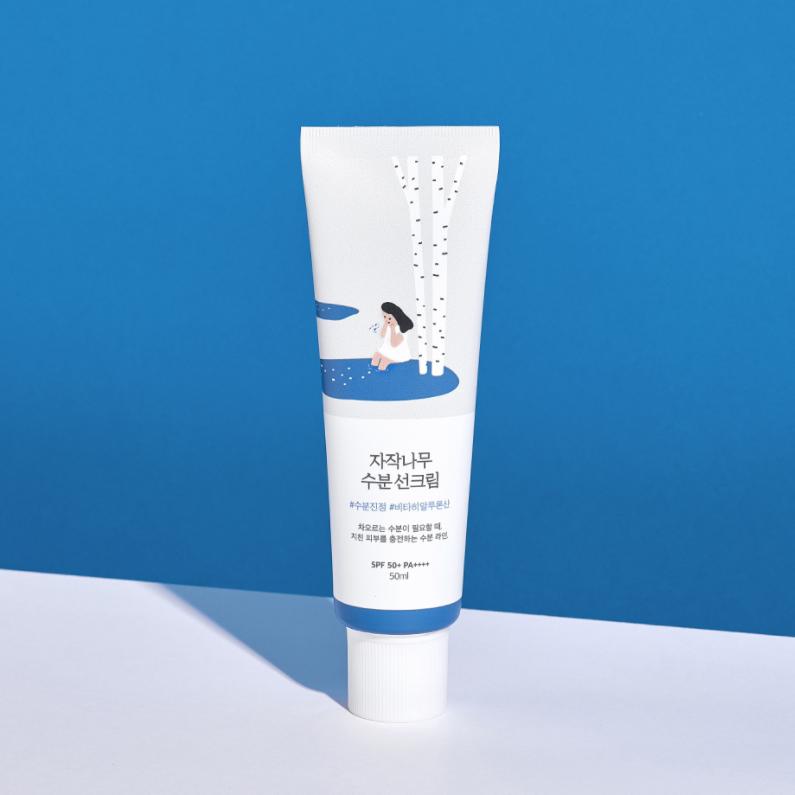 ROUND LAB Birch Juice Moisturizing Mild Up Sunscreen 50ml.