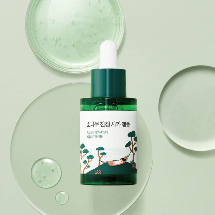 ROUND LAB Pine Tree Soothing Cica Ampoule 30ml.
