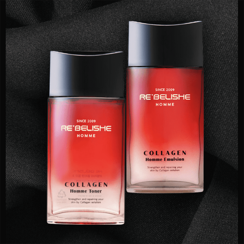 Rebelishe Collagen Homme Skin Care Set.
