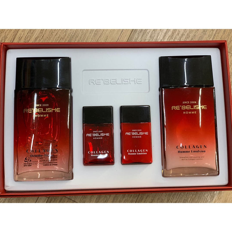 Rebelishe Collagen Homme Skin Care Set.