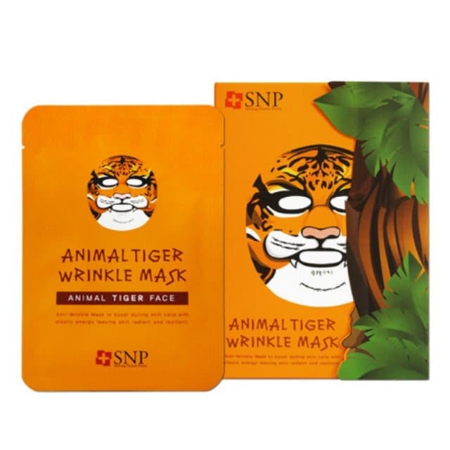 SNP Animal Tiger Wrinkle Mask 25ml 10ea.