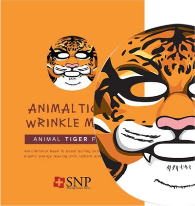 SNP Animal Tiger Wrinkle Mask 25ml 10ea.
