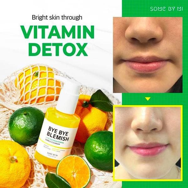 SOME BY MI Bye Bye Blemish Vita Tox Brightening Bubble Cleanser 120g.