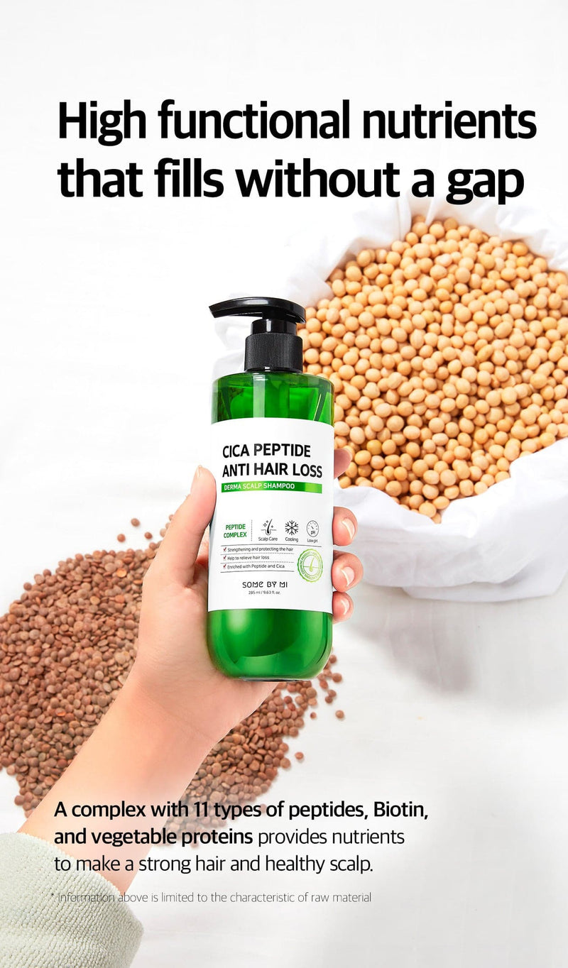 SOME BY MI Cica Peptide Anti Hair Loss Derma Scalp Shampoo 285ml.