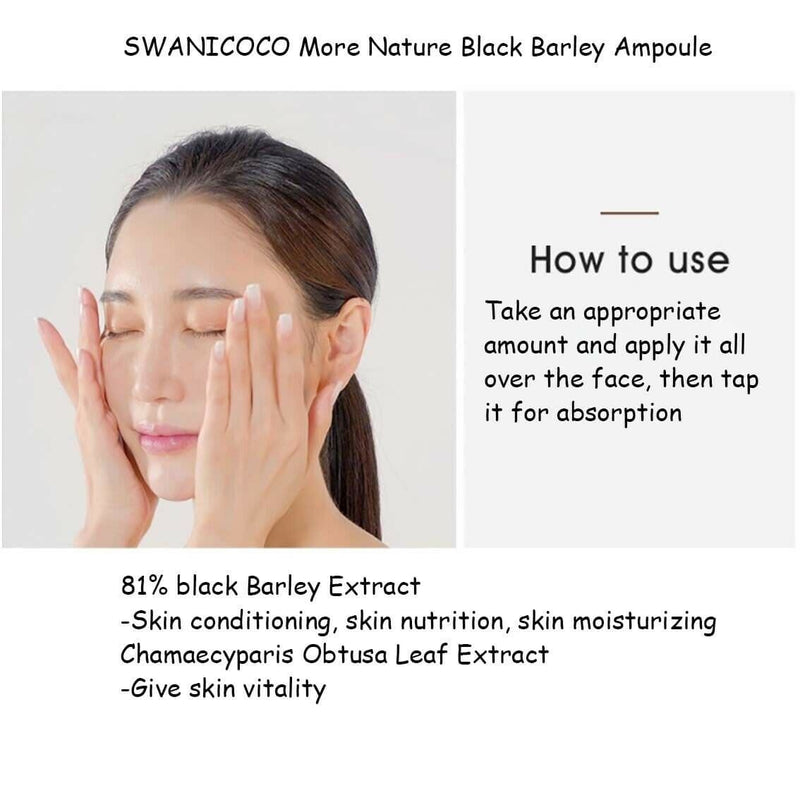 SWANICOCO Black Barley Ampoule 70ml.