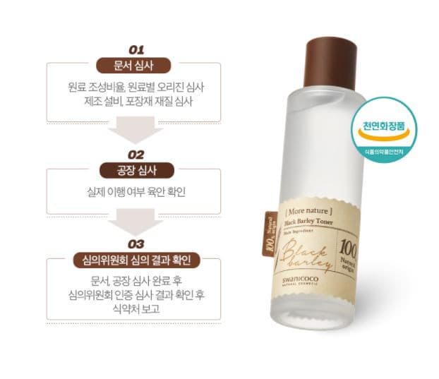 SWANICOCO BLACK BARLEY TONER 150ml.