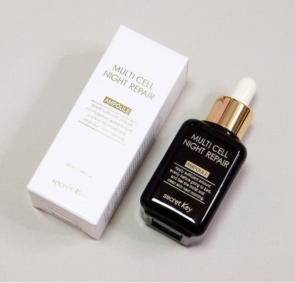 SECRET KEY Multi Cell Night Repair Ampoule 50ml Korean skincare Kbeauty Cosmetics