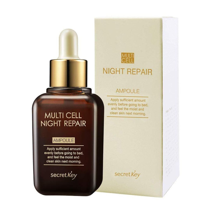 SECRET KEY Multi Cell Night Repair Ampoule 50ml Korean skincare Kbeauty Cosmetics