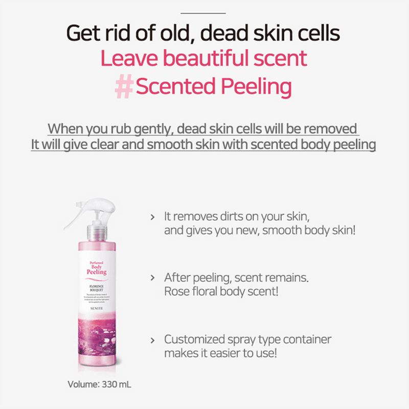 SENITE Perfumed Body Peeling 330ml.