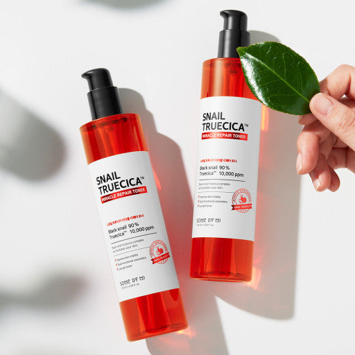 כמה על ידי MI חילזון Truecica נס תיקון טונר 135ml קוריאני טיפוח העור Kbeauty קוסמטיקה Kbeauty