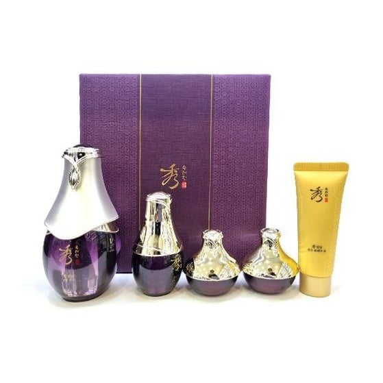 Sooryehan CheonSam Sanghwang Essence 40ml סט מיוחד לטיפוח העור הקוריאני קבאוטי קוסמטיקס