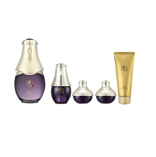 Sooryehan CheonSam Sanghwang Essence 40ml סט מיוחד לטיפוח העור הקוריאני קבאוטי קוסמטיקס