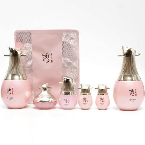 Sooryehan Chunsam קורן לבן 2 סט קוריאני טיפוח עור Kbeauty קוסמטיקה