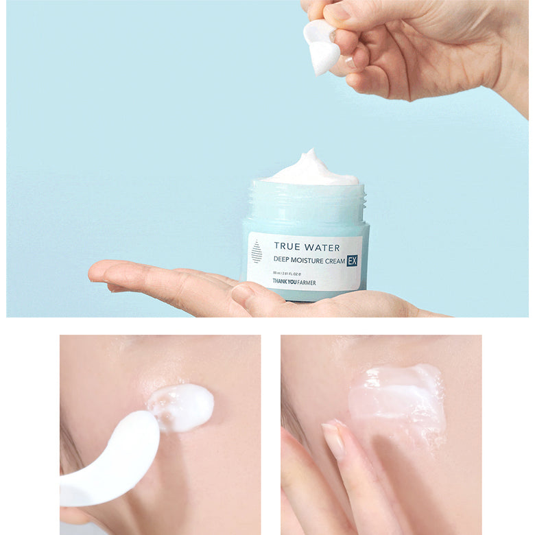 THANK YOU FARMER True Water Deep Moisture Cream EX 80ml.