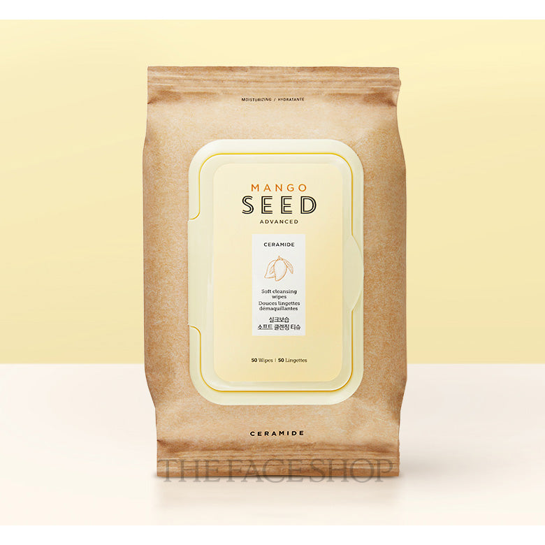 THE FACE SHOP Mango Seed Soft Cleansing Tissue 50 wipes.