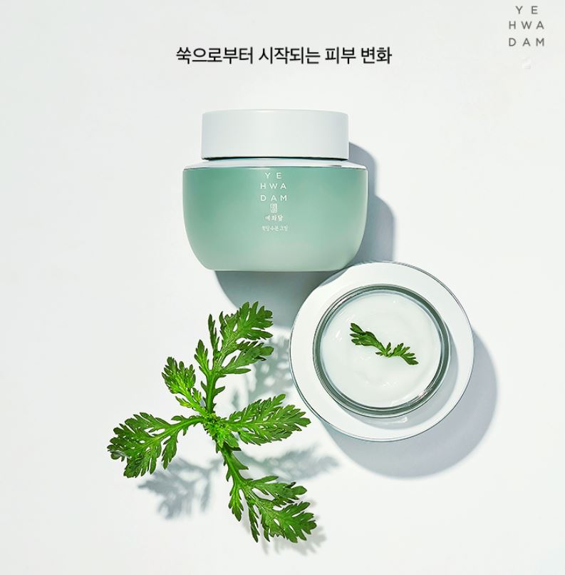 THE FACE SHOP Yehwadam Artemisia Soothing Moisturizing Cream 120ml.