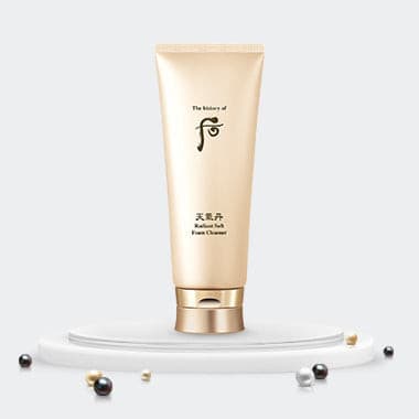 THE HISTORY OF WHOO Radiant Soft Foam Cleanser 150ml.