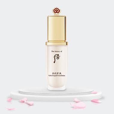 THE HISTORY OF WHOO Velvet Liquid Foundation 40ml.