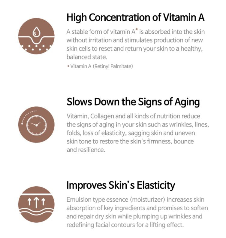 TIAM Vita A Anti-Wrinkle Moisturizer 80ml Korean skincare Kbeauty Cosmetics