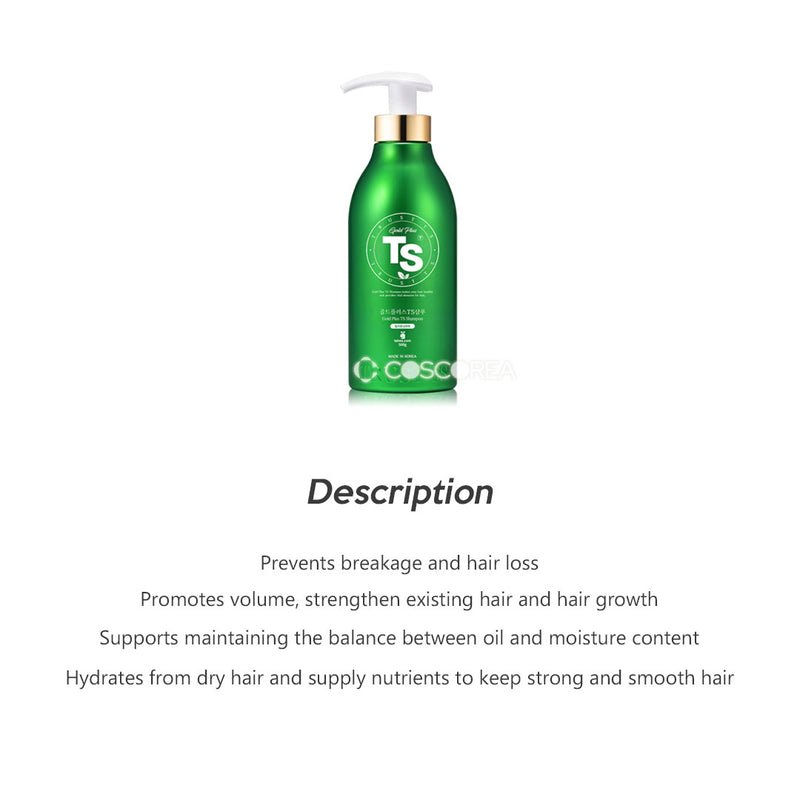 TS Gold Plus Shampoo 500ml.