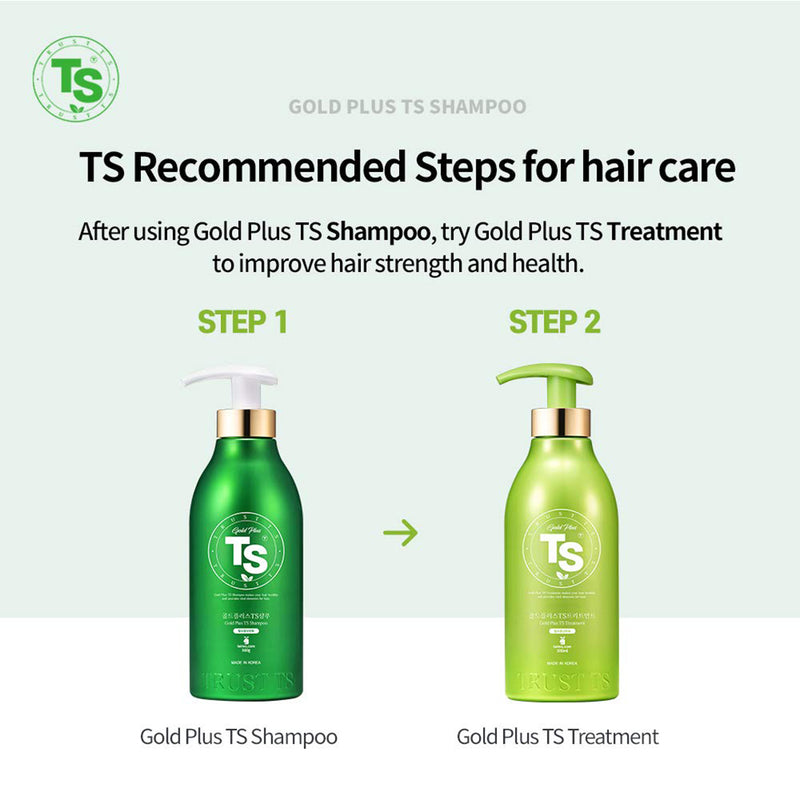 TS Gold Plus Shampoo 500ml.