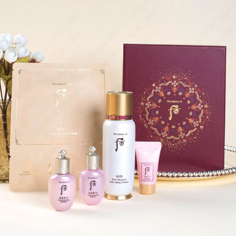 The History Of Whoo First Moisture Antiaging Essence 90ml Special Set.