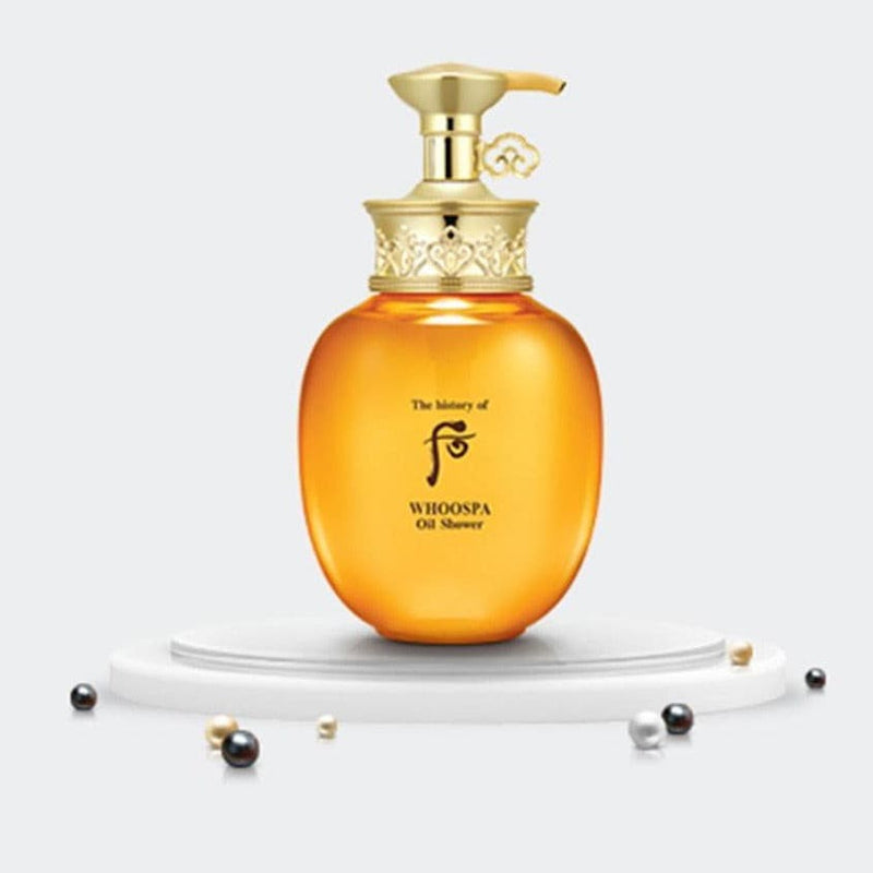 THE HISTORY OF WHOO Whoospa Body Oil Shower Moisturizer Special Set.
