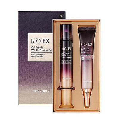 TONYMOLY Bio EX Cell Peptide Wrinkle Perfector Set Eye Cream.