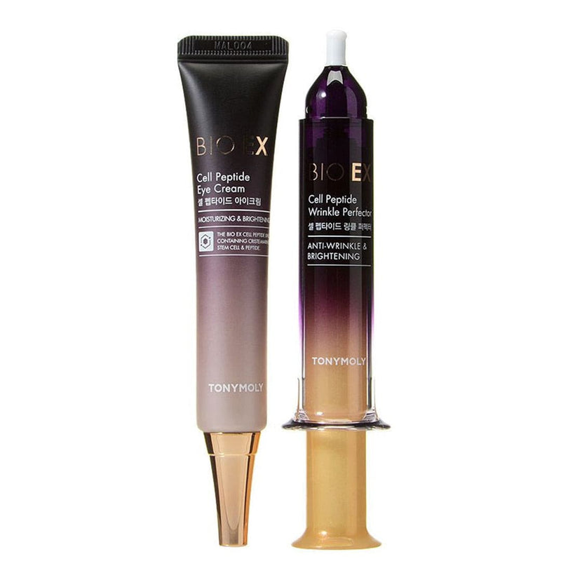 TONYMOLY Bio EX Cell Peptide Wrinkle Perfector Set Eye Cream.