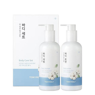 TONYMOLY  The Natural Kind Milk Cotton Body Care Set.