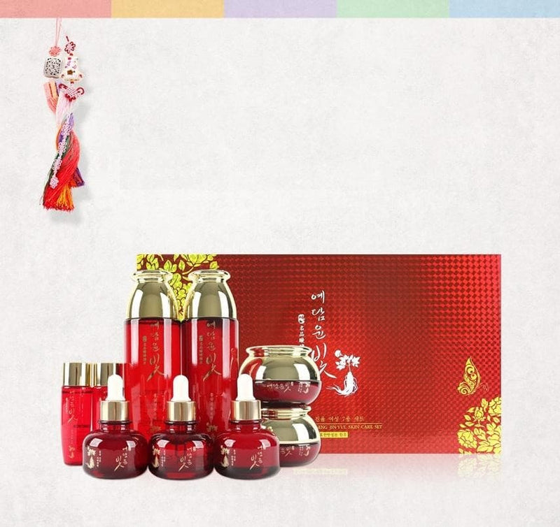 YE DAM YUN BIT RED GINSENG JIN YUL Skincare 7 pcs Set Korean skincare Kbeauty Cosmetics