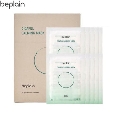 Beplain, BEPLAIN Cicaful Calming Mask 27g*10ea, Cicaful, Calming, Mask
