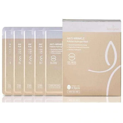 BEAUUGREEN Pullulan Hydrogel Mask 5 sheet.