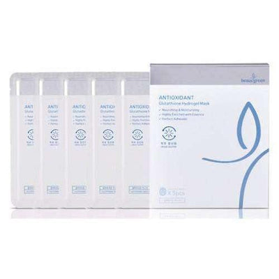 BEAUUGREEN Glutathione Hydrogel Mask 5 sheet.